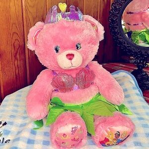 DISNEY Princess BUILD-A-BEAR wearing a NWT Hula Girl Mermaid 2 Piece Outfit